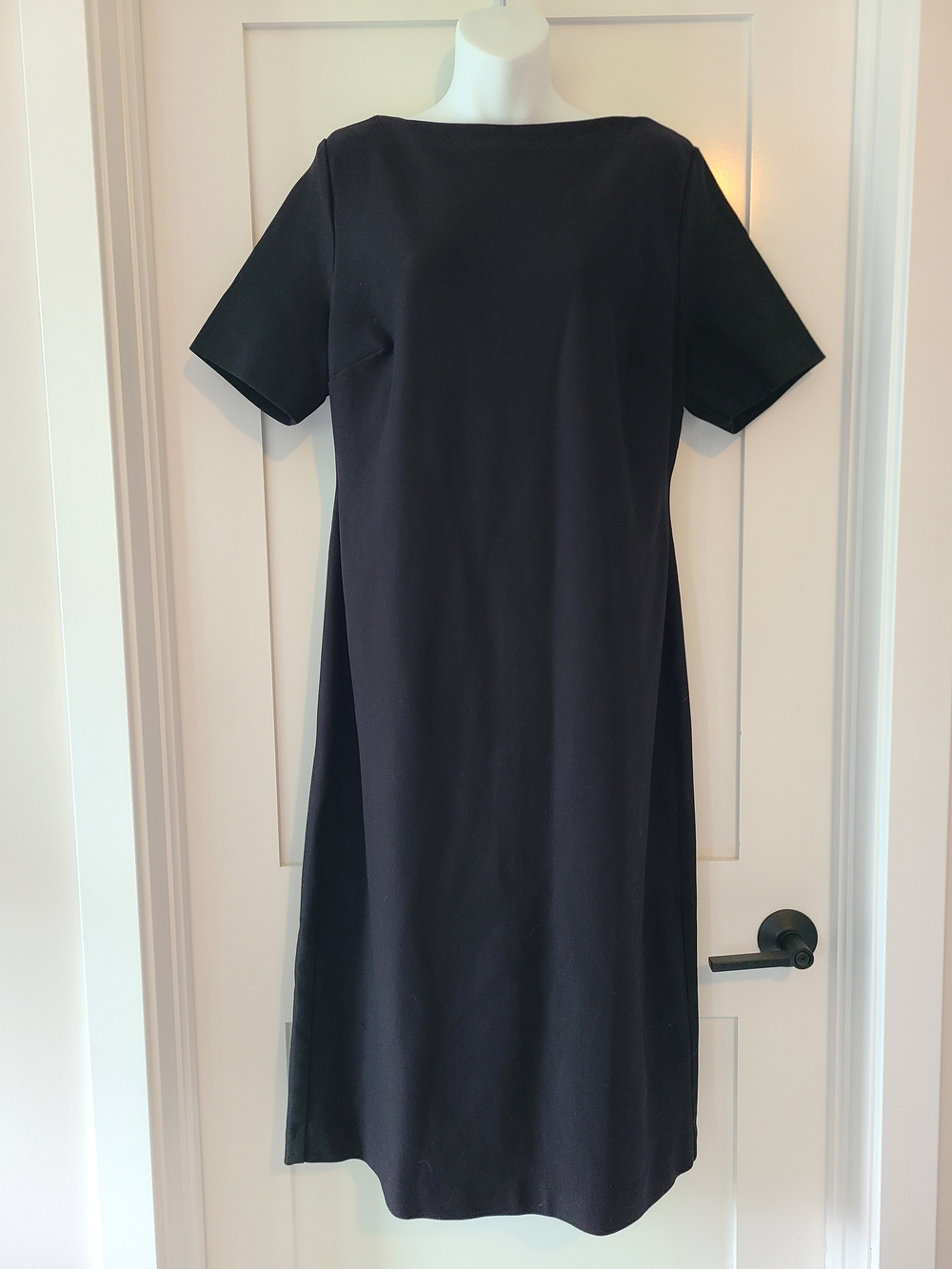 Ricki's Black Boatneck Midi Dress